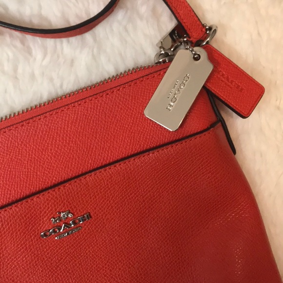 Coach Courier Textured Leather Crossbody Bag - Picture 3 of 4